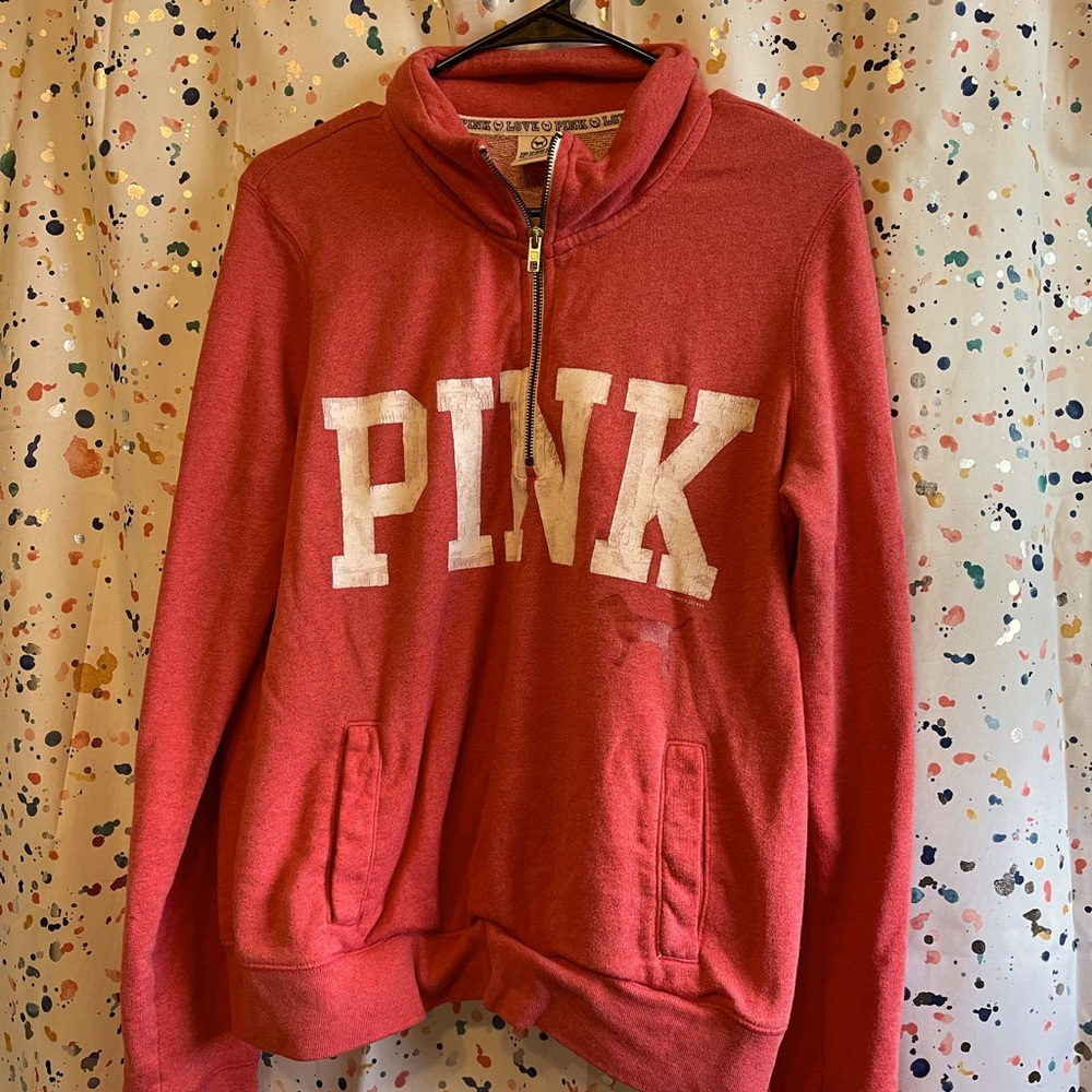 Victorias Secret PINK 3/4 zip pullover